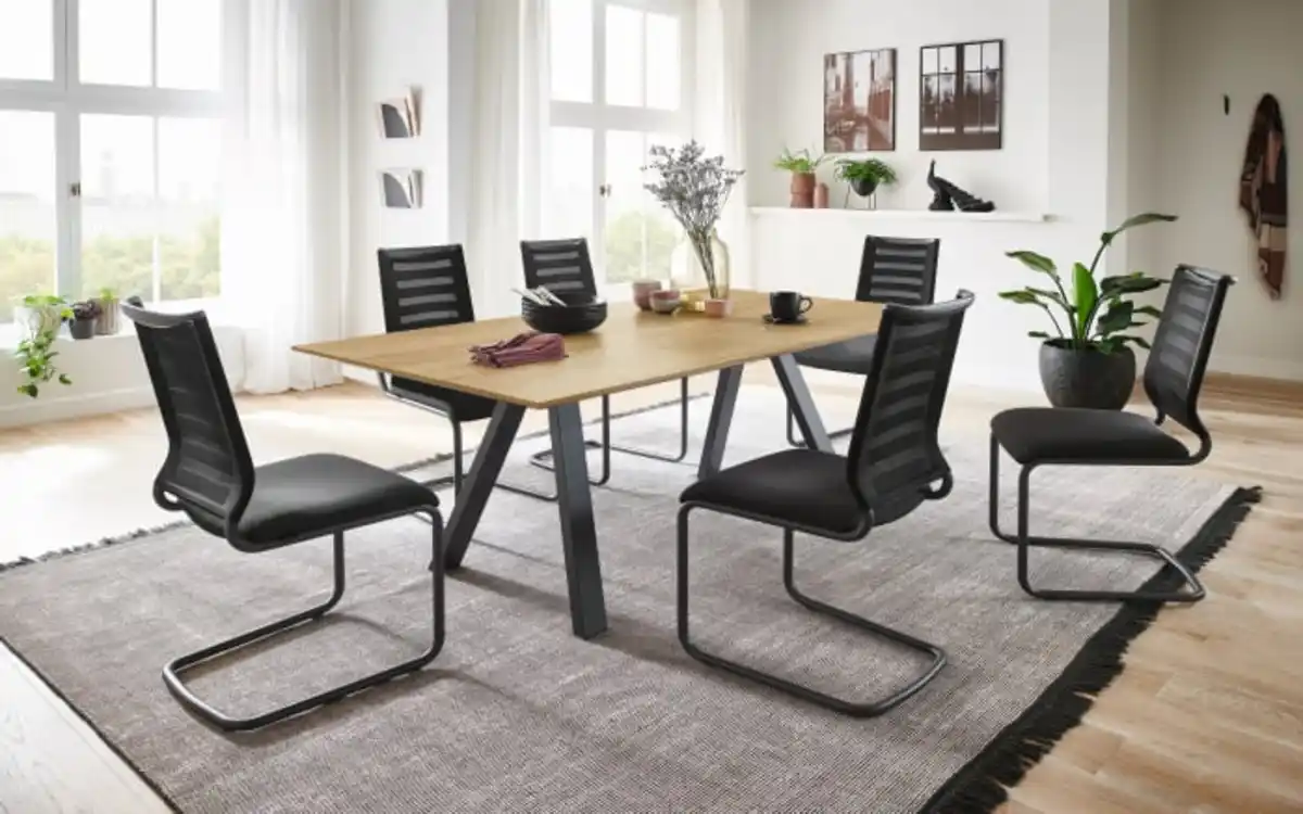 Bild 1 von VENJAKOB - Essgruppe Lilli/ET158 KLU, Dekor Halifax Eiche Nachbildung