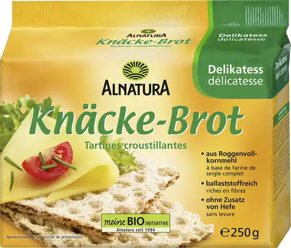 Bild 1 von Alnatura Bio Knäcke-Brot Delikatess 250G