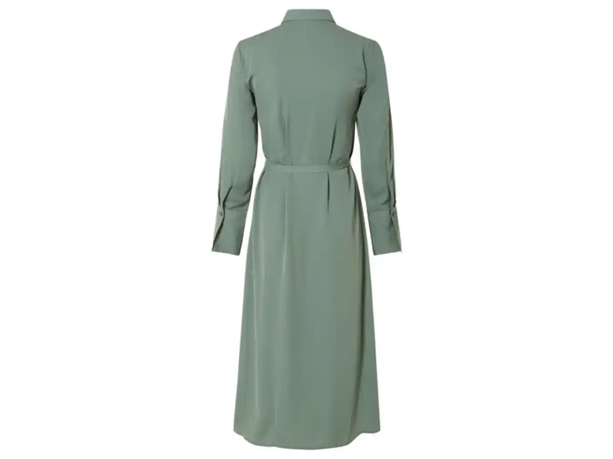 Bild 3 von esmara® Damen Satin-Kleid, moderne Midi-Länge