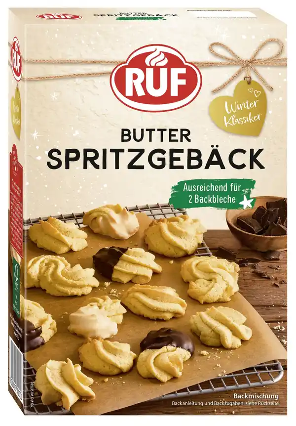 Bild 1 von RUF Backmischung Butter Spritzgebäck 500 g