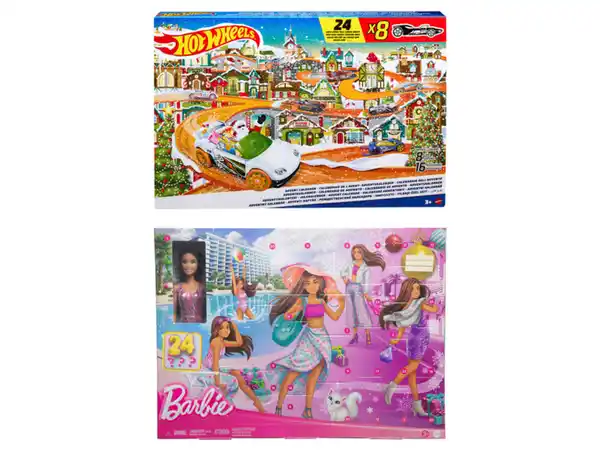 Bild 1 von Barbie / Hot Wheels Adventskalender