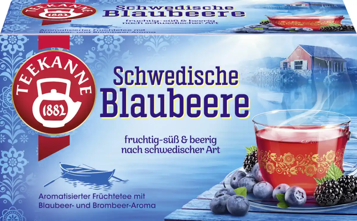 Bild 1 von Teekanne Schwedische Blaubeere Früchtetee, 45 g