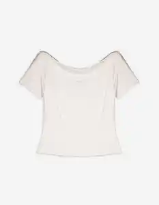 Damen T-Shirt - Carmen-Ausschnitt