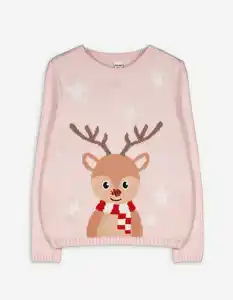 Kinder Pullover - Strick - rosa