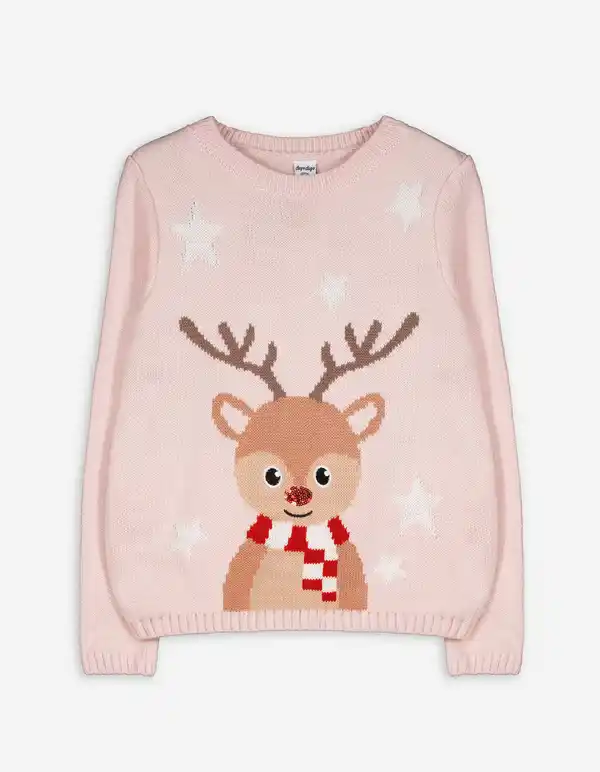 Bild 1 von Kinder Pullover - Strick - rosa