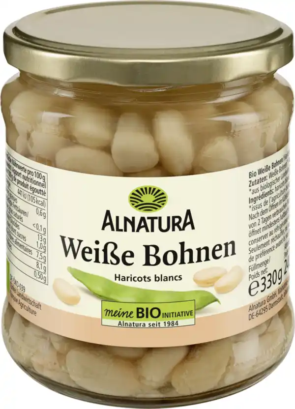 Bild 1 von Alnatura Bio Weiße Bohnen, 240 g