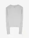 Bild 1 von Damen Langarmshirt - Glitzerstoff - grau