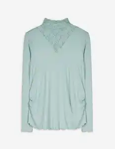 Damen Langarmshirt - Umstandsmode - grün