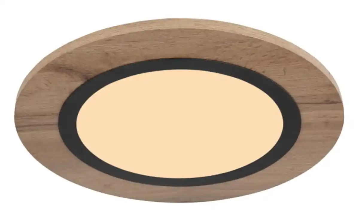 Bild 2 von LED-Deckenleuchte Lea, holz/schwarz, 40 cm