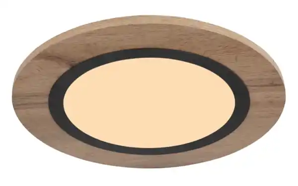 Bild 2 von LED-Deckenleuchte Lea, holz/schwarz, 40 cm