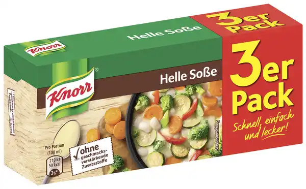 Bild 1 von Knorr Helle Soße 3x 28G