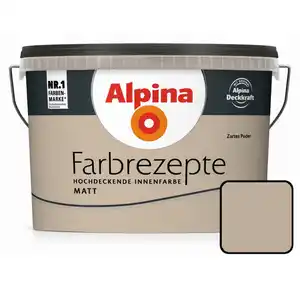 Alpina Farbrezepte Zartes Puder matt 2,5 L