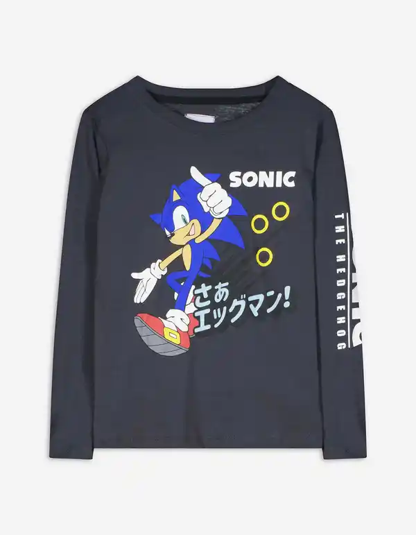 Bild 1 von Kinder Langarmshirt - Sonic