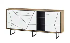 Sideboard  Brolo ¦ holzfarben ¦ Maße (cm): B: 197,3 H: 90,3 T: 40 Kommoden & Sideboards > Sideboards - Sconto