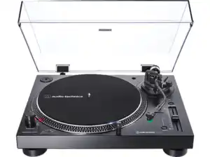 AUDIO-TECHNICA AT-LP120xUSBBK Plattenspieler, Schwarz, Schwarz