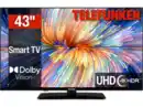 Bild 1 von TELEFUNKEN D43U750R1CW DLED TV (Flat, 43 Zoll / 108 cm, UHD 4K, SMART TV), Schwarz