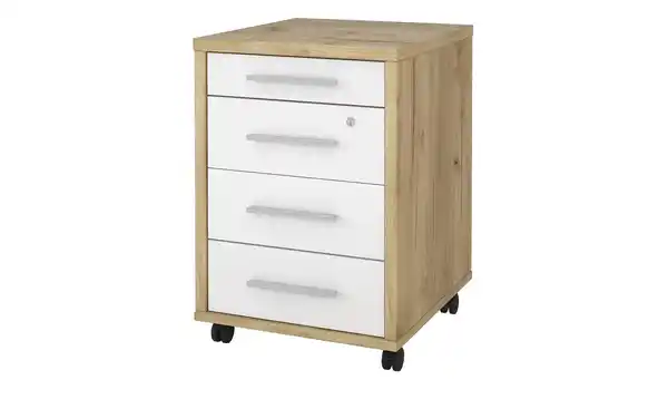 Bild 1 von Rollcontainer  Peene ¦ holzfarben ¦ Maße (cm): B: 43 H: 62 T: 48 Büro > Rollcontainer - Sconto