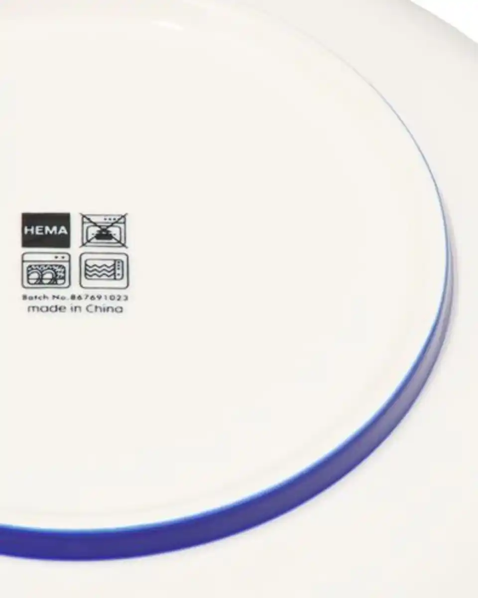 Bild 3 von Suppenteller, Ø 22 cm, Kombigeschirr, New Bone China, weiß-blau