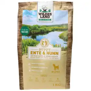 Wildes Land Puppy Futter Classic Ente & Huhn mit Kartoffel (1kg)