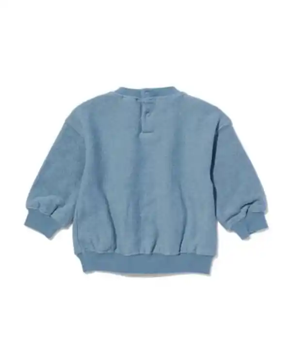 Bild 3 von Babypulli Frottee Smiley blau