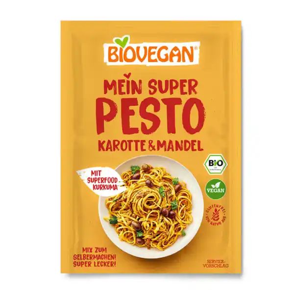 Bild 1 von Biovegan BIO Super Pesto Karotte-Mandel