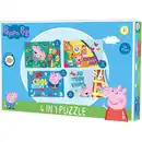 Bild 1 von Raku Peppa Pig Puzzle "4 in 1"