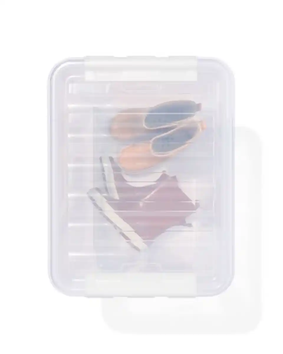 Bild 2 von Ordnungsbox London, 52 Liter, transparent 50 x 39 x 41 cm