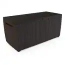 Bild 1 von Keter Kissenbox Sitztruhe Gartenbox Springwood braun