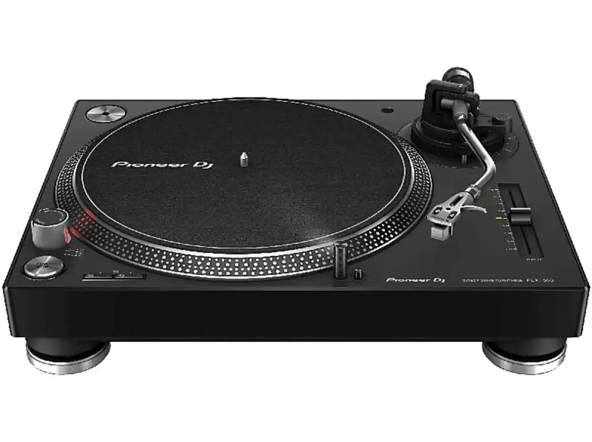 Bild 1 von PIONEER DJ PLX-500-K Plattenspieler, Schwarz, Schwarz