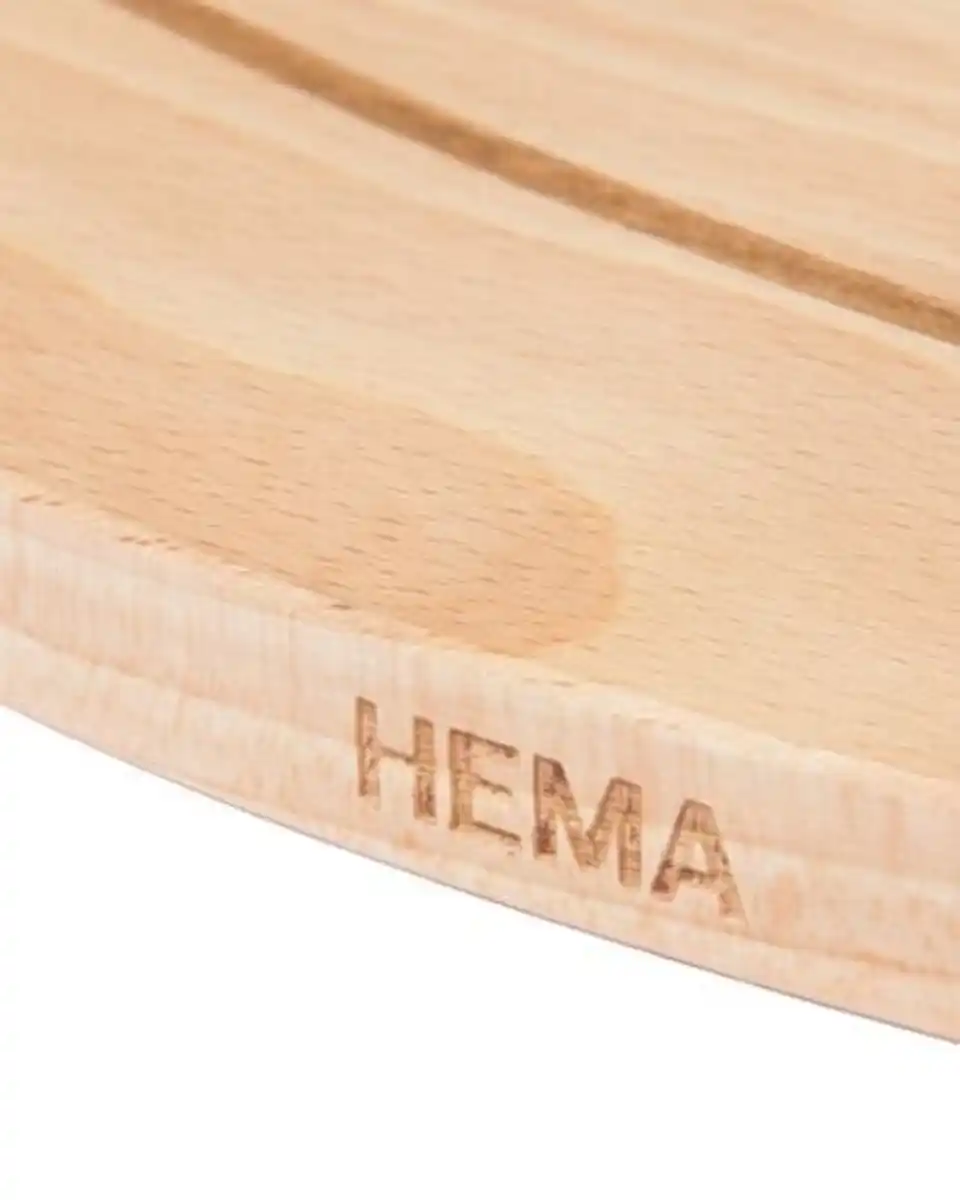 Bild 3 von Servierbrett 24 cm Holz Kürbis