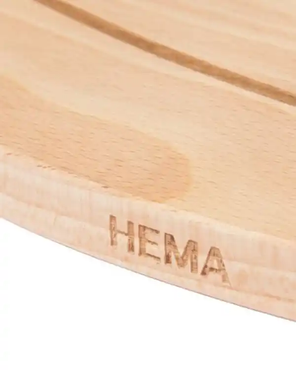 Bild 3 von Servierbrett 24 cm Holz Kürbis