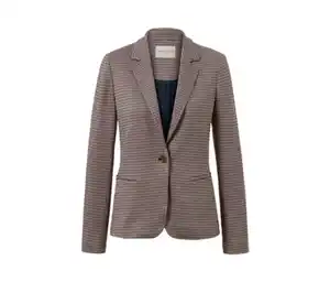 Karierter Sweatblazer