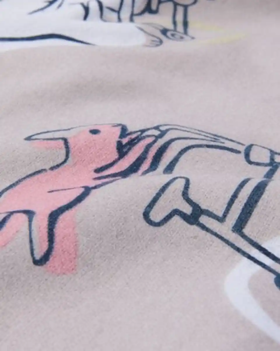 Bild 2 von Kinderbettbezug Flanell 140x200 Tiere