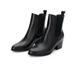 Leder-Stiefelette