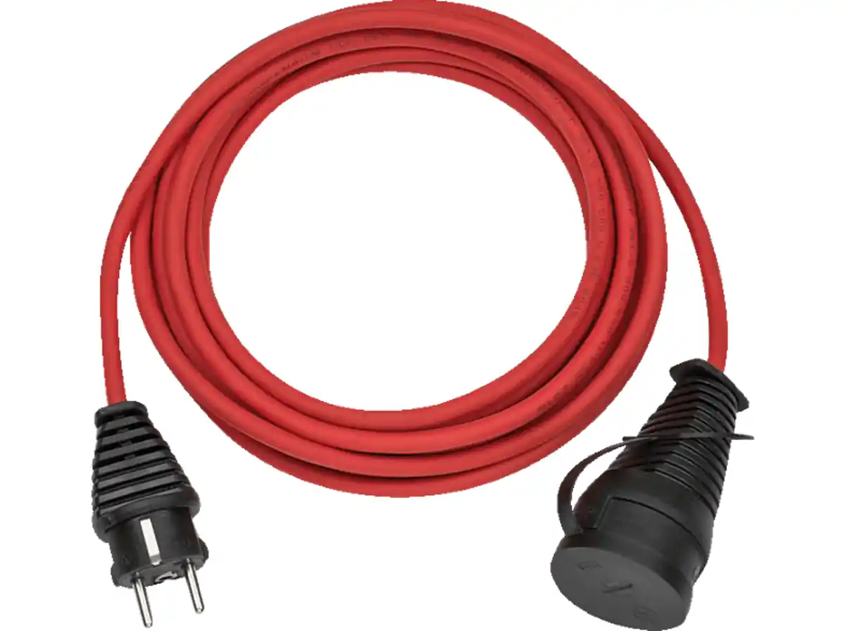 Bild 1 von BRENNENSTUHL Strom - Verlängerungskabel, 5 m, Rot