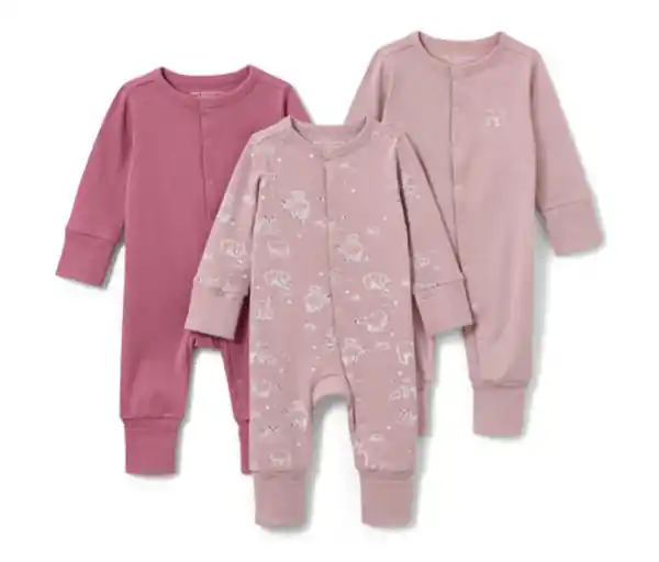 Bild 1 von 3 Baby-Pyjamas, rosa