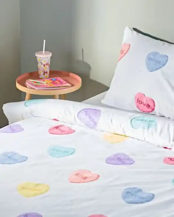 Bild 3 von Kinder-Bettwäsche, Soft Cotton, 140 x 200 cm, Herzen