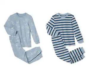 2 Kinder-Pyjamas, blau