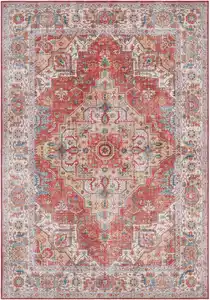 NORTHRUGS Teppich Sylla, rechteckig, Höhe: 5 mm, Orientalisch, Orient, Vintage, Wohnzimmer, Schlafzimmer, Esszimmer