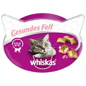 2 x Whiskas Knuspertaschen Gesundes Fell