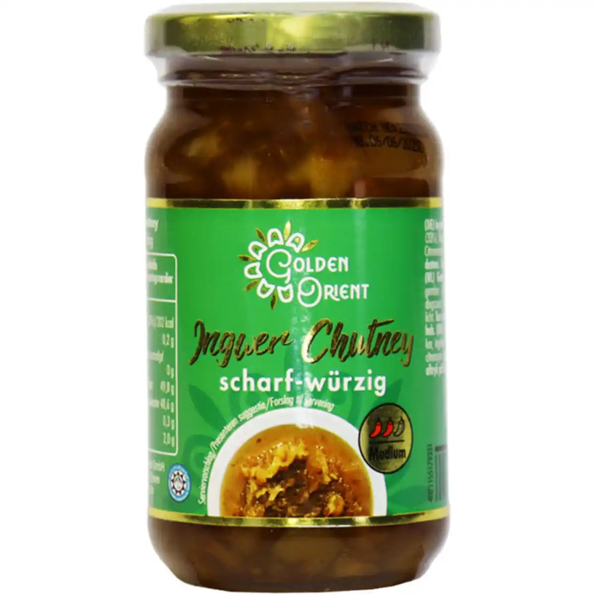 Bild 1 von Golden Orient Ingwer Chutney scharf-würzig