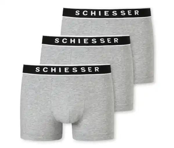 Bild 1 von 3 SCHIESSER Shorts mit Bio-Baumwolle, grau meliert