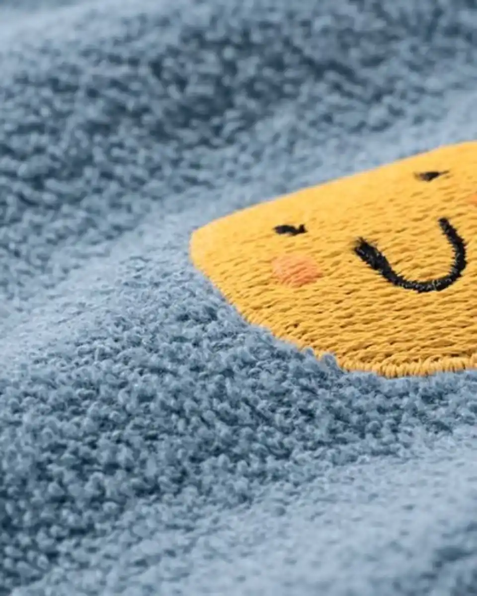 Bild 2 von Babypulli Frottee Smiley blau