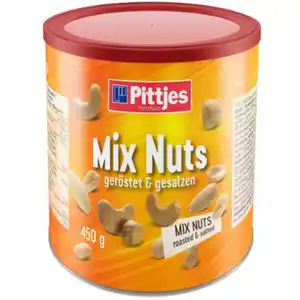 Pittjes Nuss Mix geröstet & gesalzen