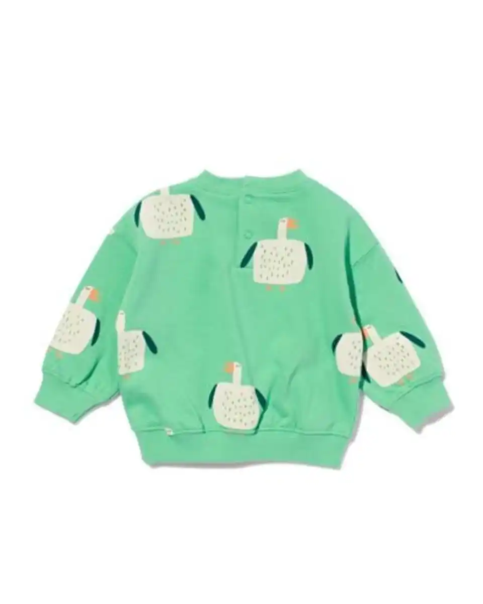 Bild 3 von Baby-Pullover Vögel hellgrün