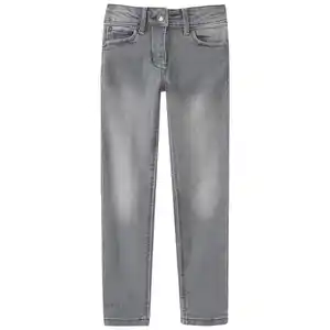 Mädchen Skinny-Jeans HELLGRAU