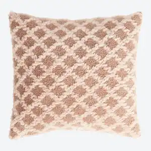 Dekokissen mit Jacquard-Muster, ca. 45x45cm, Brown