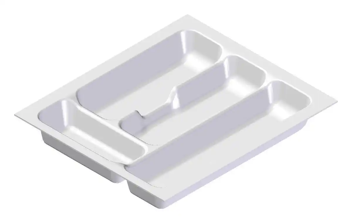 Bild 1 von Besteckeinsatz Zubehör in Weiß, Weiß