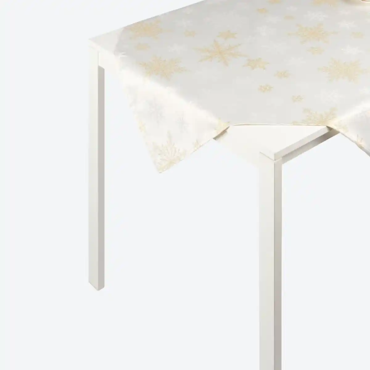 Bild 1 von Mitteldecke mit Garn in Gold-Optik, ca. 80x80cm, Gold
