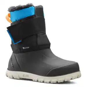 Schneestiefel Kinder Gr. 24–38 warm wasserdicht Winterwandern - SH500 Blau|grau